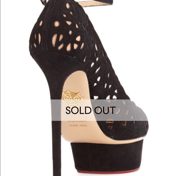 Charlotte Olympia Scribble Dolores Pump - Suede - Picture 5 of 5
